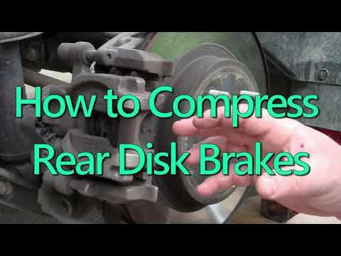 How to Compress Electric Brake Caliper