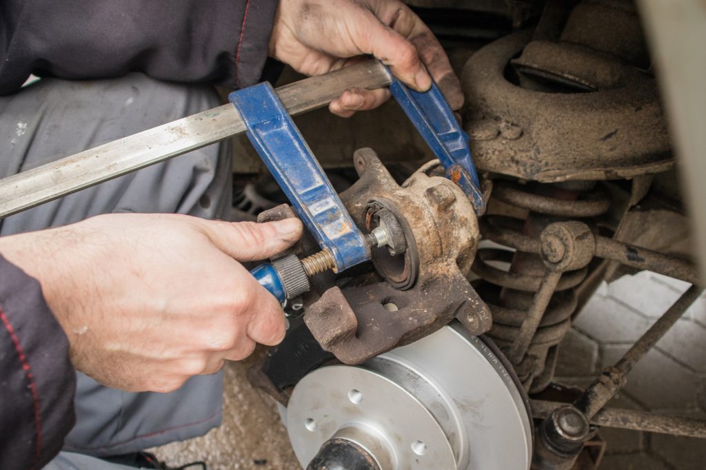 How to Depress Brake Caliper