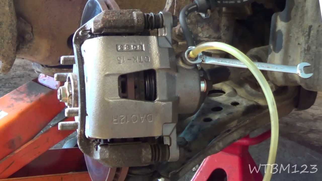 How to Disconnect Brake Line from Caliper Car Objective