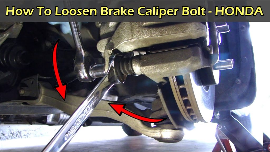 How to Loosen Brake Caliper Bolts