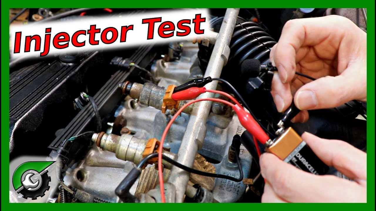 How to Test a Fuel Injector With a Battery Car Objective