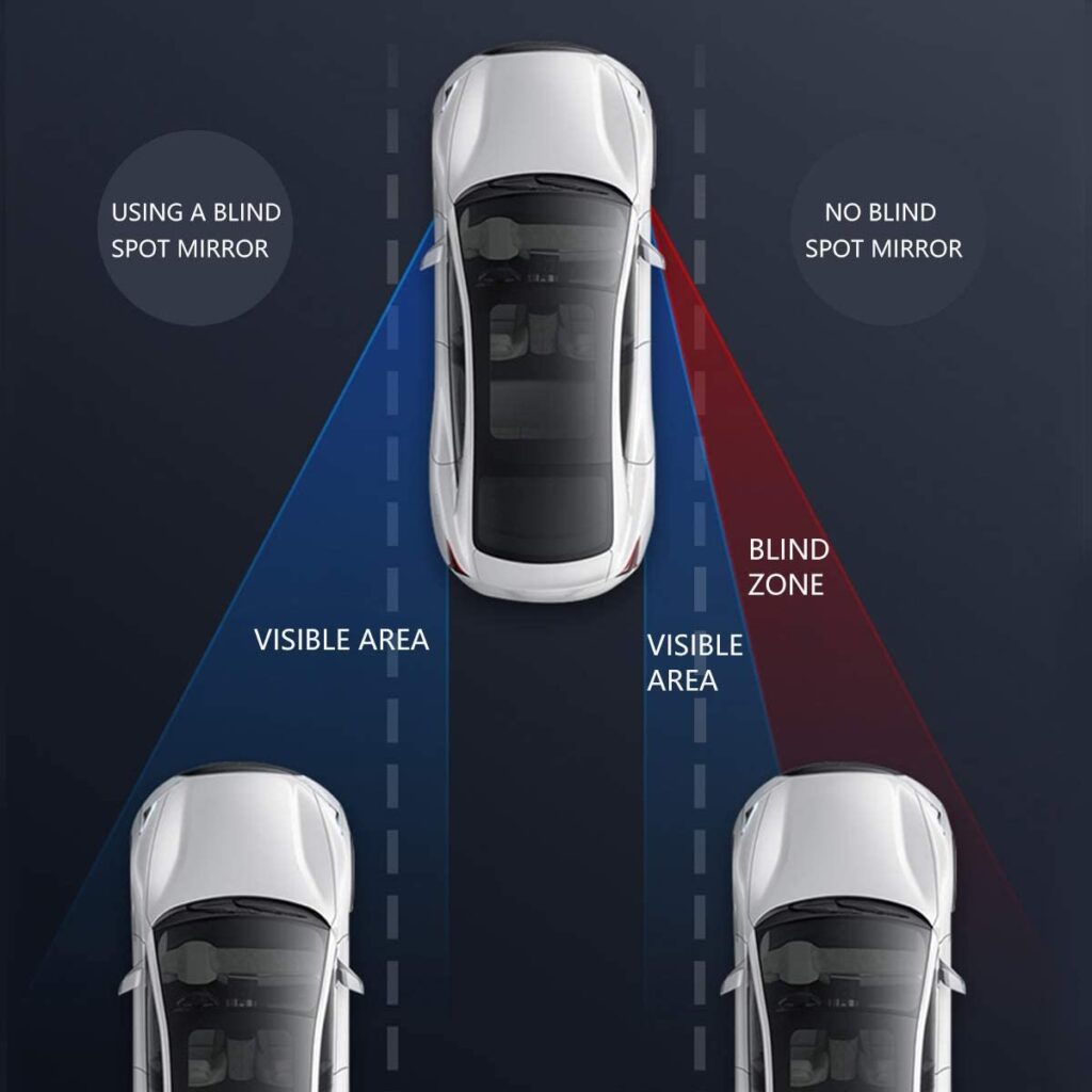 Do Blind Spot Mirrors Go on Top Or Bottom