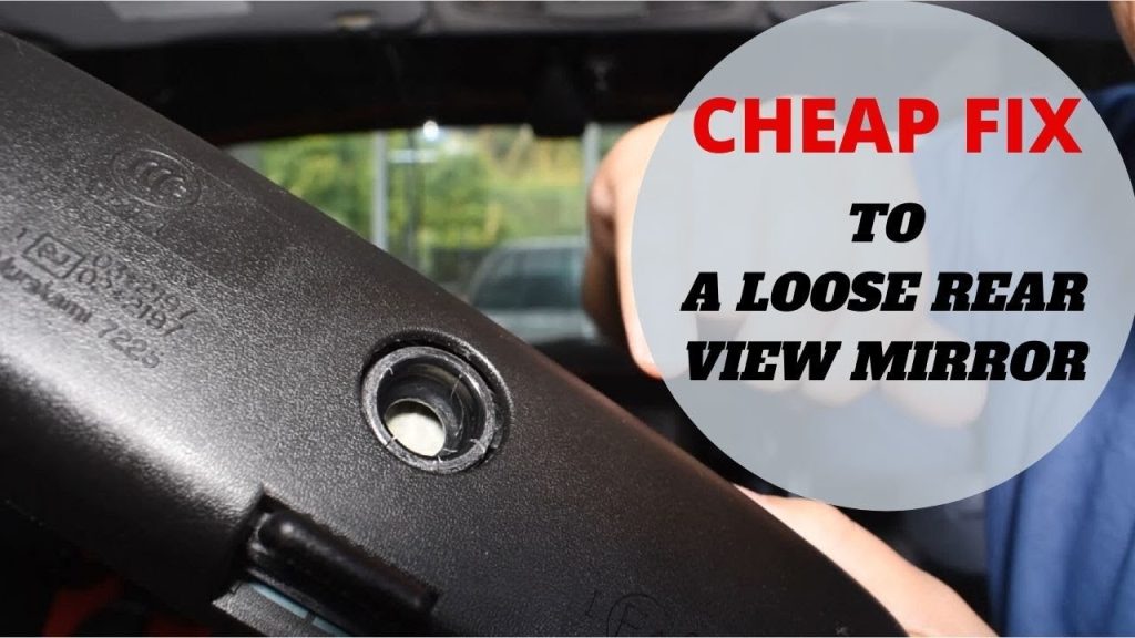 How to Fix Rear View Mirror Ball Joint