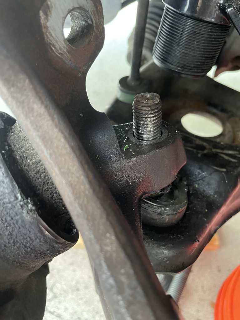 How to Get Ball Joint Out of Knuckle