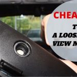 How to Remove Rear View Mirror from Ball Joint
