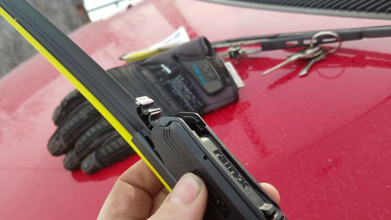 how to remove rain x wiper blades