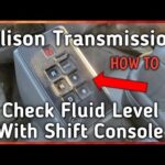 How to Check Allison Transmission Fluid Level