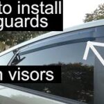 How to Fix Car Window Deflectors