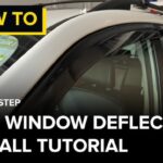 How to Install Subaru Window Deflectors