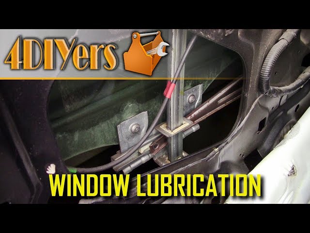 How to Lubricate Manual Window Regulator