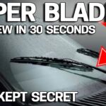 How to Rejuvenate Windshield Wiper Blades