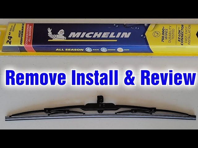 How to Remove Michelin Guardian Wiper Blades