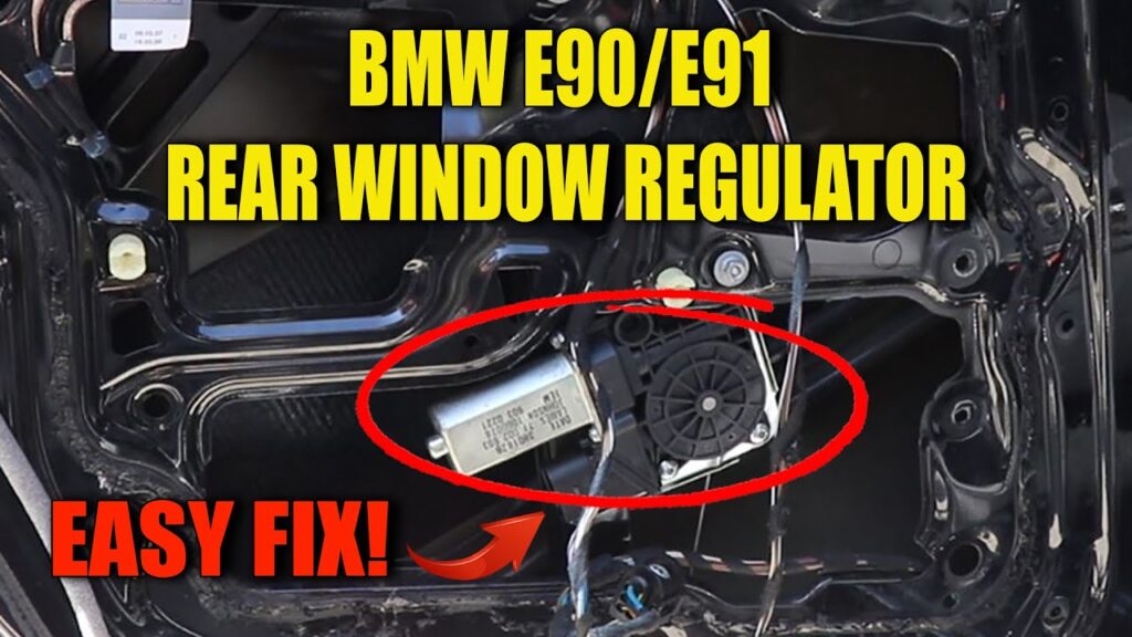 How to Replace Bmw E90 Rear Window Regulator