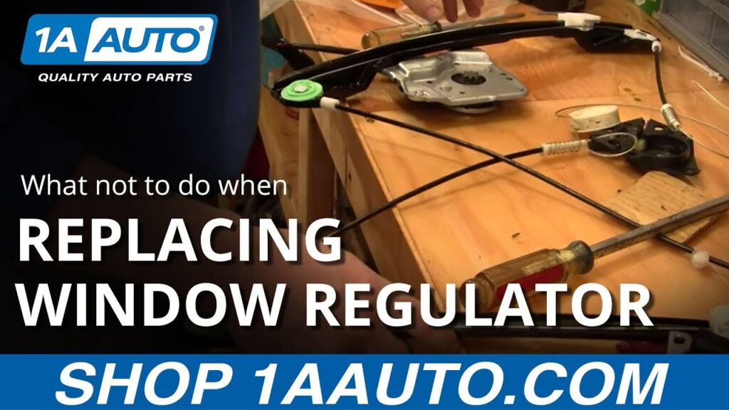 How to Rewind Window Regulator Cable