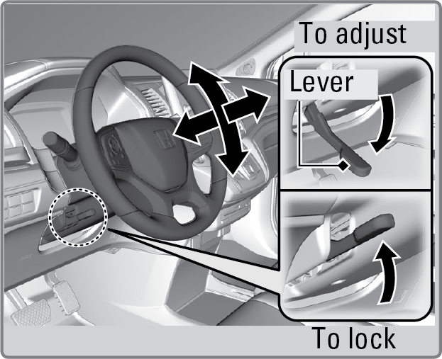 How to Adjust Steering Wheel Height