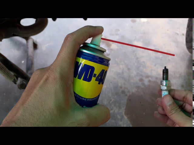 How to Clean Spark Plugs With Wd40