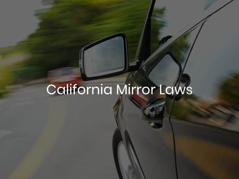 Are Side Mirrors Required by Law