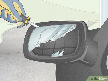 How to Attach a Side View Mirror