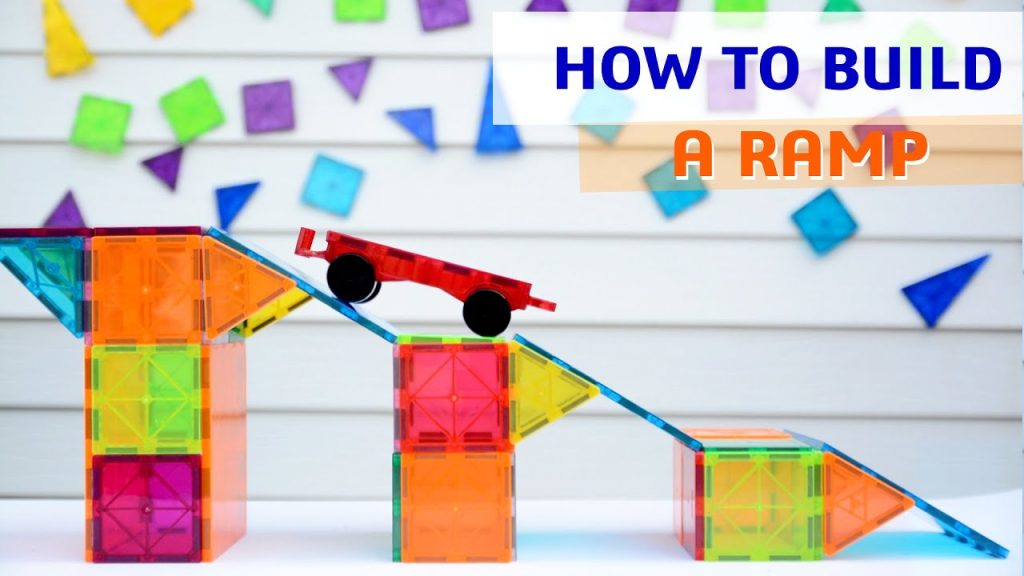 How to Build a Car Ramp With Magna Tiles