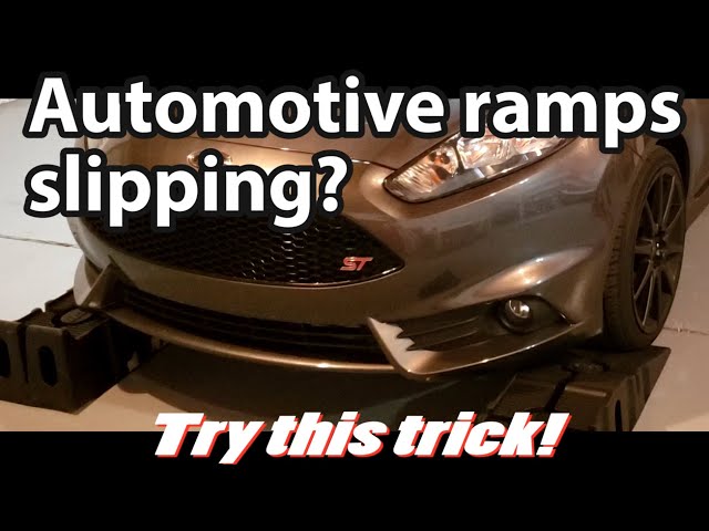 How to Keep Car Ramps from Sliding