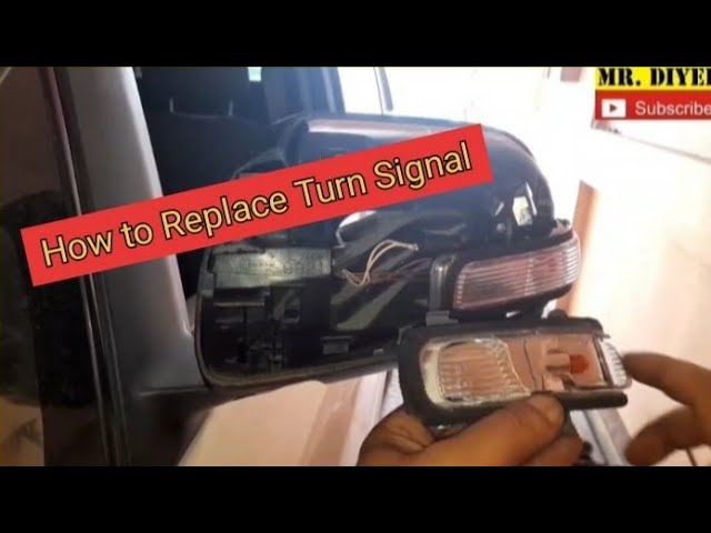 How to Replace Side Mirror Turn Signal Bulb