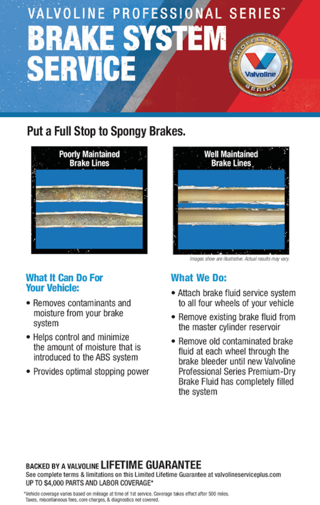 Does Valvoline Replace Brake Pads