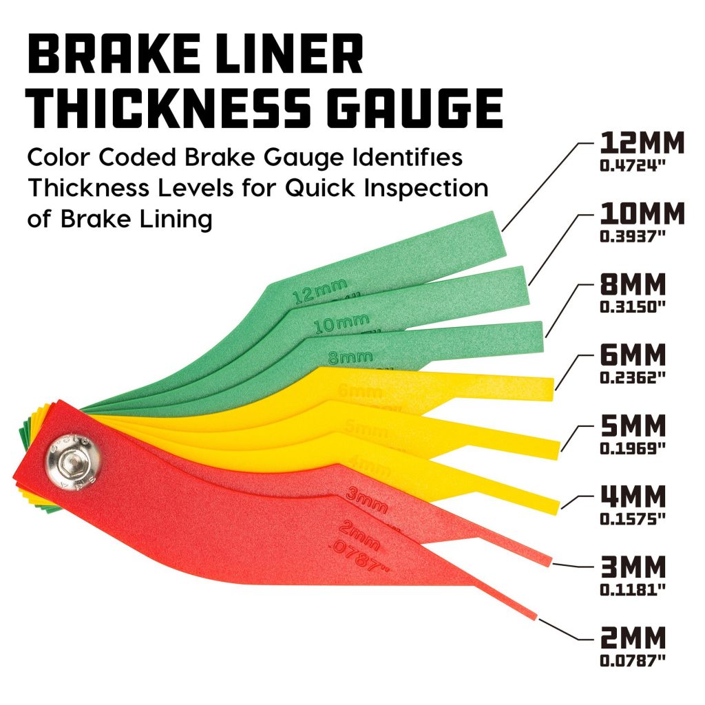 How are Brake Pads Measured