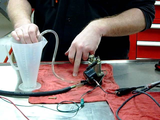 How to Bench Test a Fuel Pump
