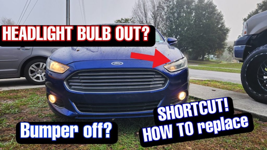How to Change 2015 Ford Fusion Headlight Bulb