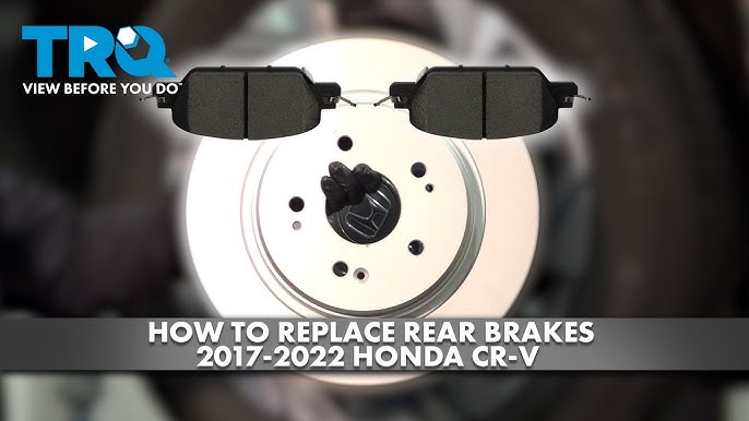 How to Change Honda Crv Rear Brake Pads