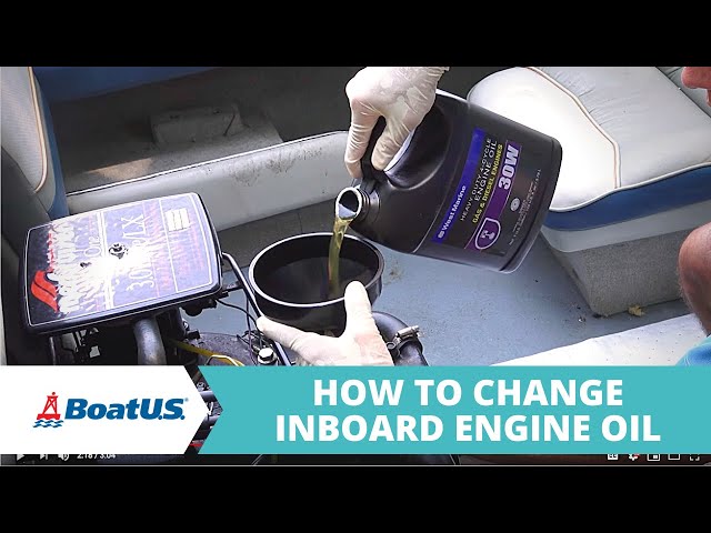 How to Change Oil in Inboard Boat Motor