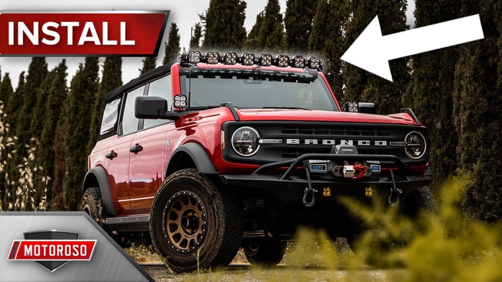 How to Install Light Bar on Bronco