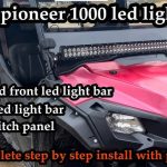 How to Install Light Bar on Honda Pioneer