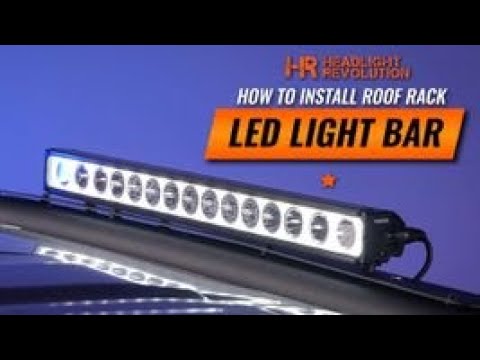 How to Install Light Bar on Roll Bar