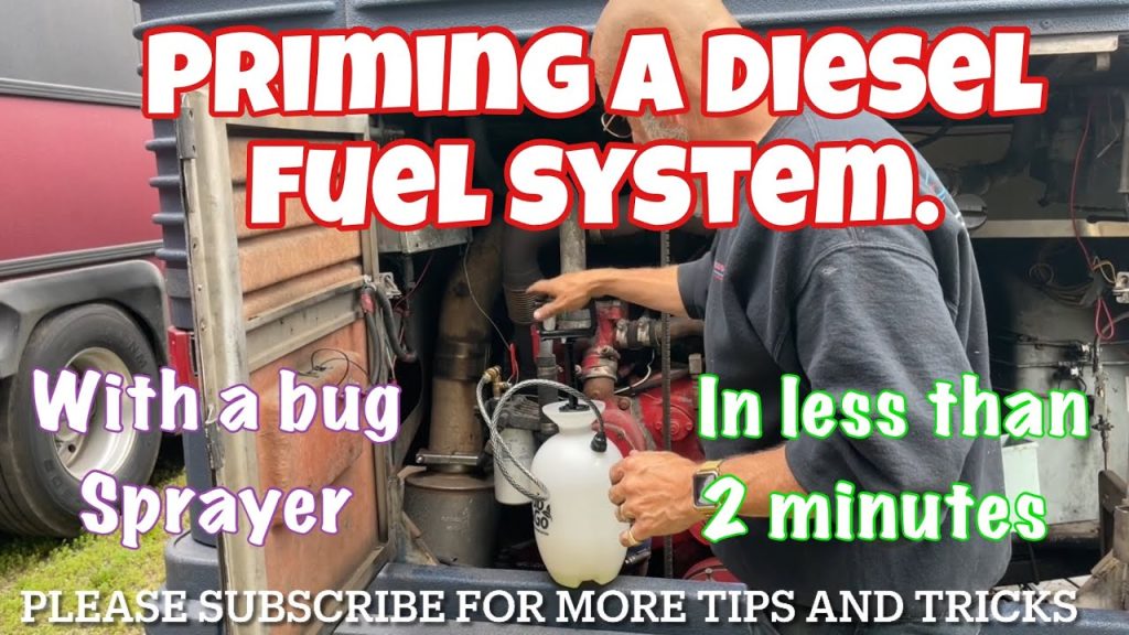 How to Prime a Diesel Fuel Pump