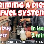 How to Prime a Diesel Fuel Pump