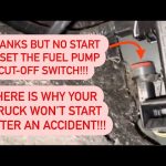 How to Reset the Fuel Pump