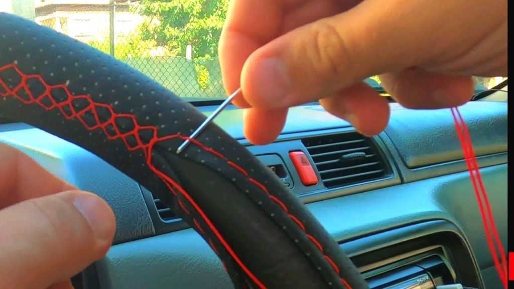 How to Stitch Steering Wheel Cover