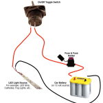 How to Wire Light Bar to Toggle Switch