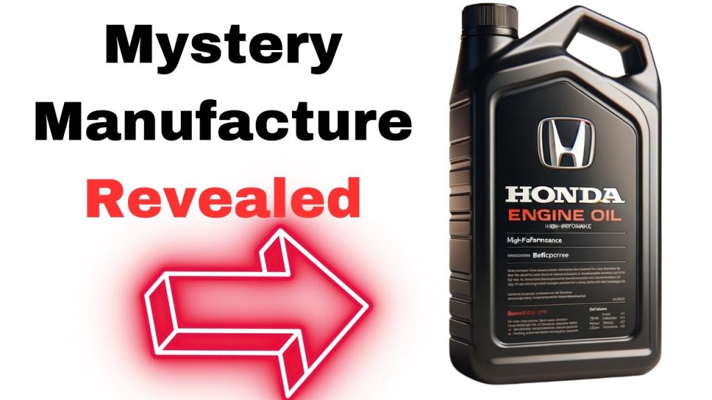 Who Makes Honda Oil