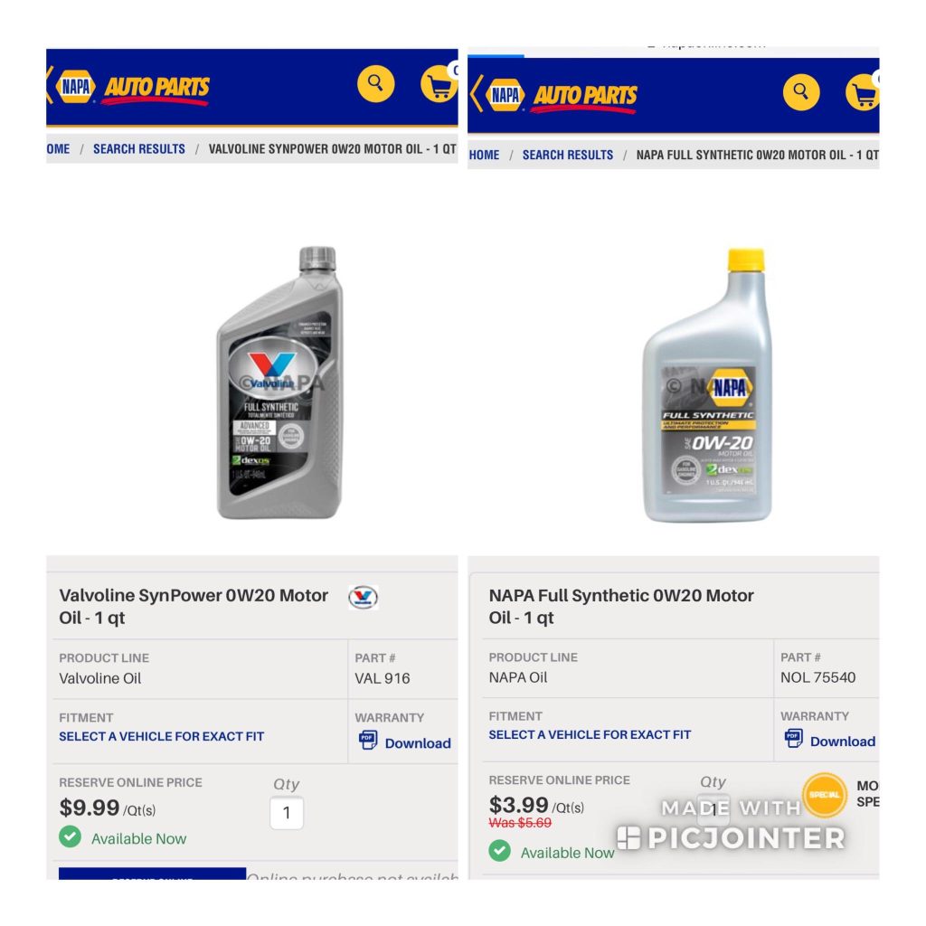 Who Makes Napa Motor Oil