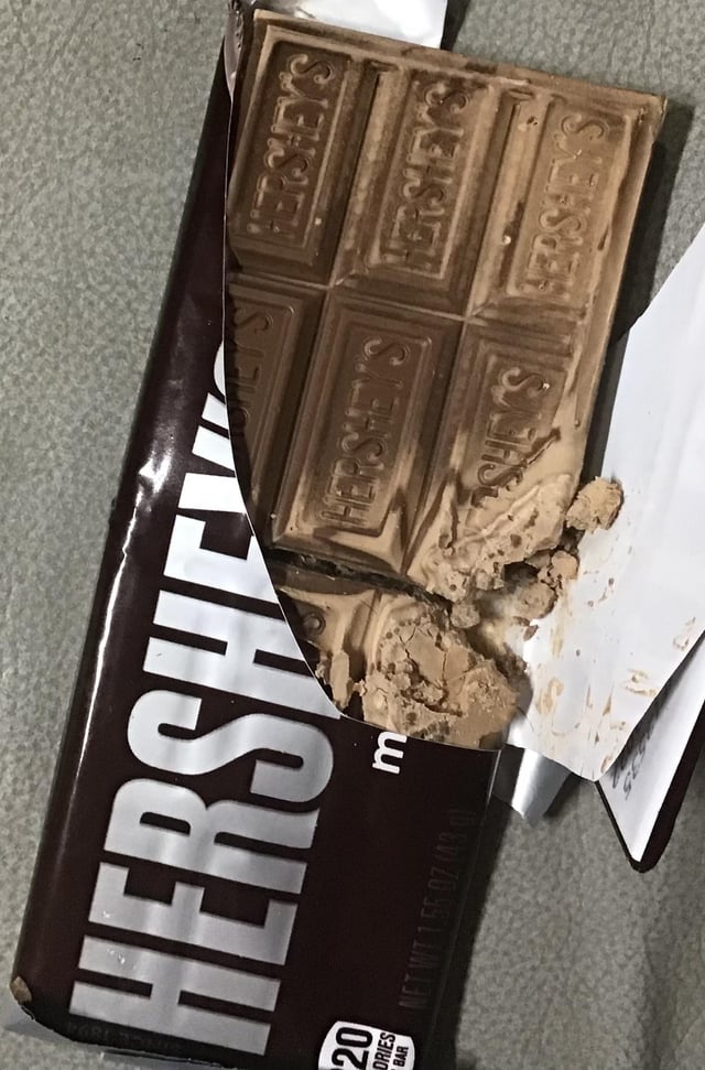 Why is My Hershey Bar Light Brown