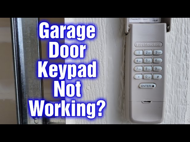 Why is My Keyless Entry Pad Not Working